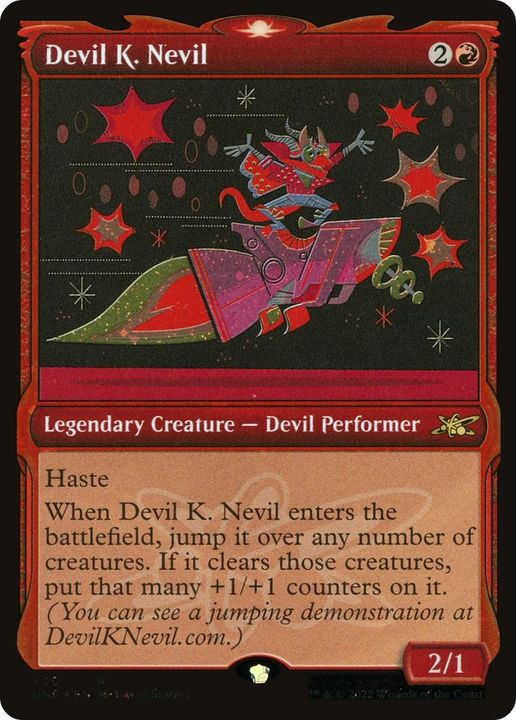 Devil K. Nevil in the group Magic the Gathering / Sets / Unfinity Sticker Sheets at Proxyprinters.com (37602)