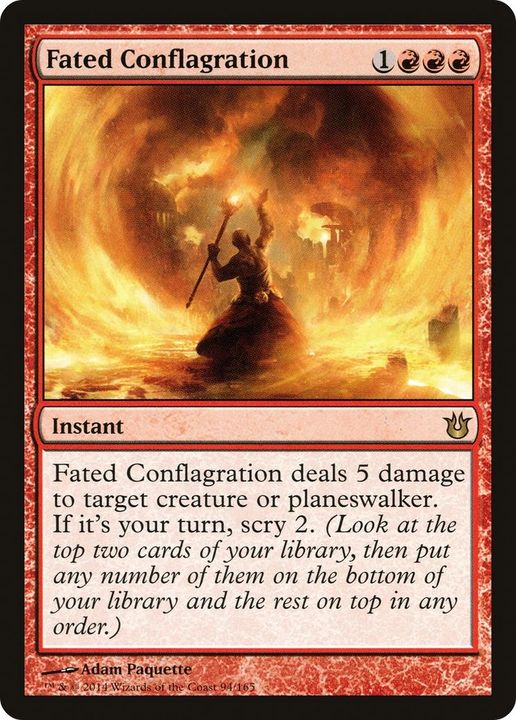 Fated Conflagration in the group Magic the Gathering / Sets / Born of the Gods at Proxyprinters.com (37614)