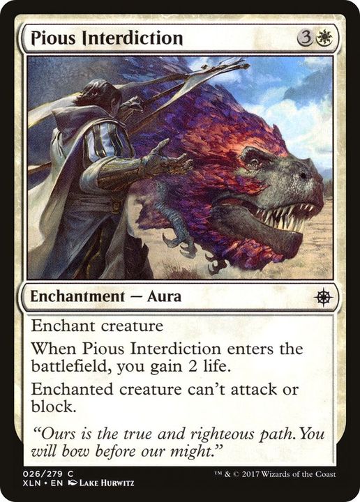 Pious Interdiction in the group Magic the Gathering / Sets / Ixalan at Proxyprinters.com (37654)