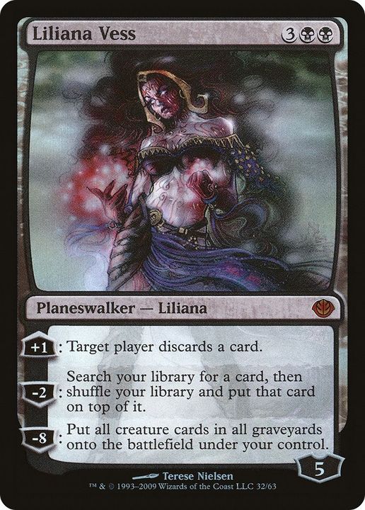 Liliana Vess in the group Magic the Gathering / Types / Colors / Black at Proxyprinters.com (3766)