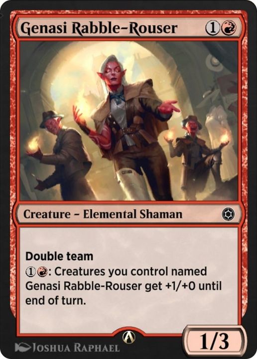 Genasi Rabble-Rouser in the group Magic the Gathering / Sets / Alchemy Horizons: Baldur's Gate at Proxyprinters.com (37666)