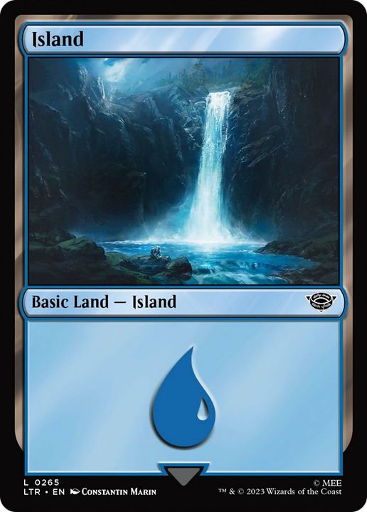 Island in the group Magic the Gathering / Sets / The Lord of the Rings: Tales of Middle-earth at Proxyprinters.com (37672)