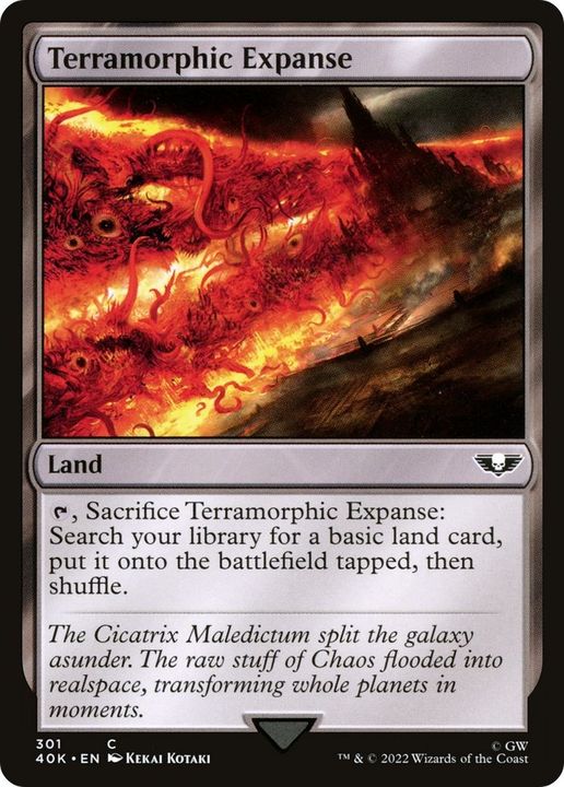 Terramorphic Expanse in the group Magic the Gathering / Sets / Warhammer 40,000 Tokens at Proxyprinters.com (37673)