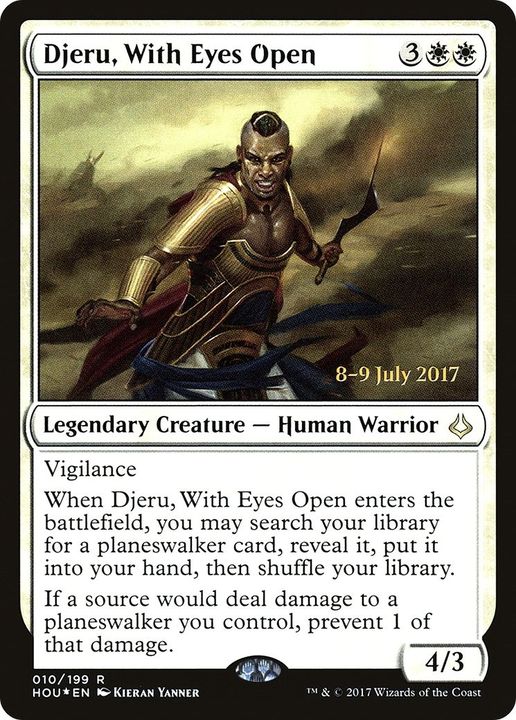 Djeru, With Eyes Open in the group Magic the Gathering / Sets / Hour of Devastation Promos at Proxyprinters.com (37681)