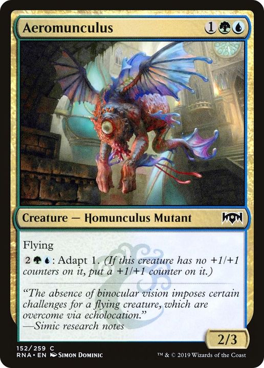 Aeromunculus in the group Magic the Gathering / Types / Colors / Multicolors / G, U at Proxyprinters.com (37683)