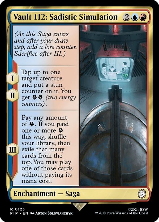 Vault 112: Sadistic Simulation in the group Magic the Gathering / Sets / Fallout at Proxyprinters.com (3770)