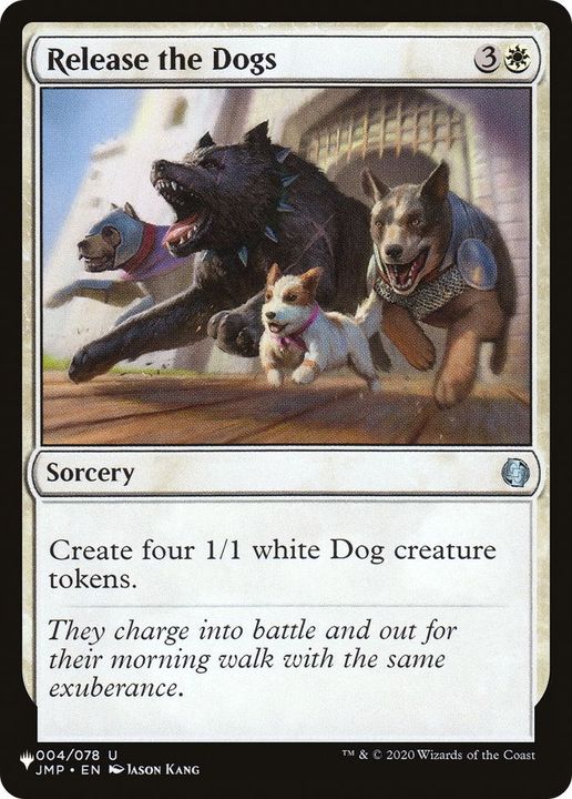 Release the Dogs in the group Magic the Gathering / Types / Colors / White at Proxyprinters.com (37702)