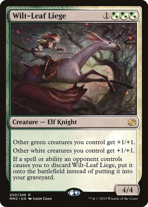 Wilt-Leaf Liege in the group Magic the Gathering / Types / Colors / Multicolors / G, W at Proxyprinters.com (3772)