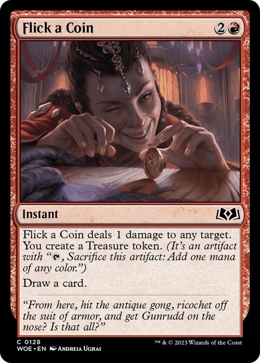 Flick a Coin in the group Magic the Gathering / Types / Colors / Red at Proxyprinters.com (37732)