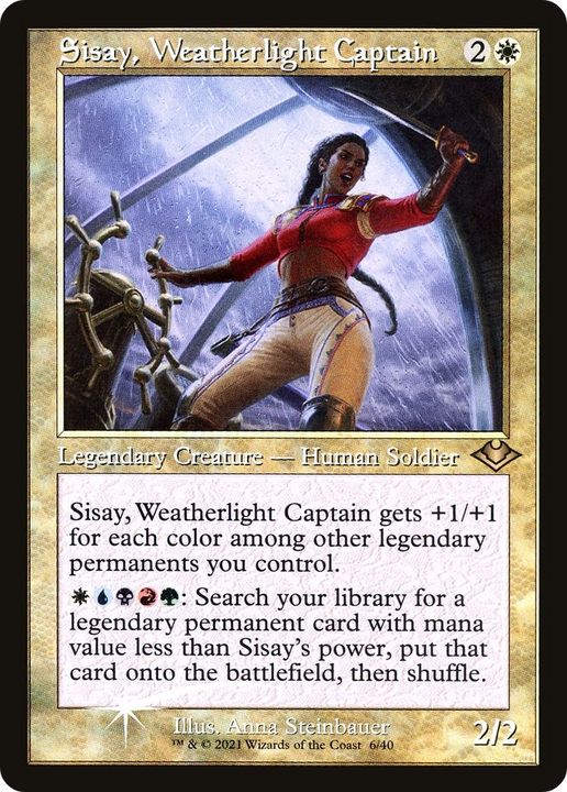 Sisay, Weatherlight Captain in the group Magic the Gathering / Types / Creatures / Human at Proxyprinters.com (37740)