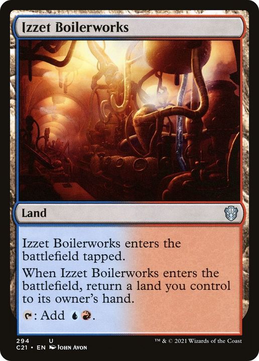 Izzet Boilerworks in the group Magic the Gathering / Sets / Commander 2021 at Proxyprinters.com (37782)