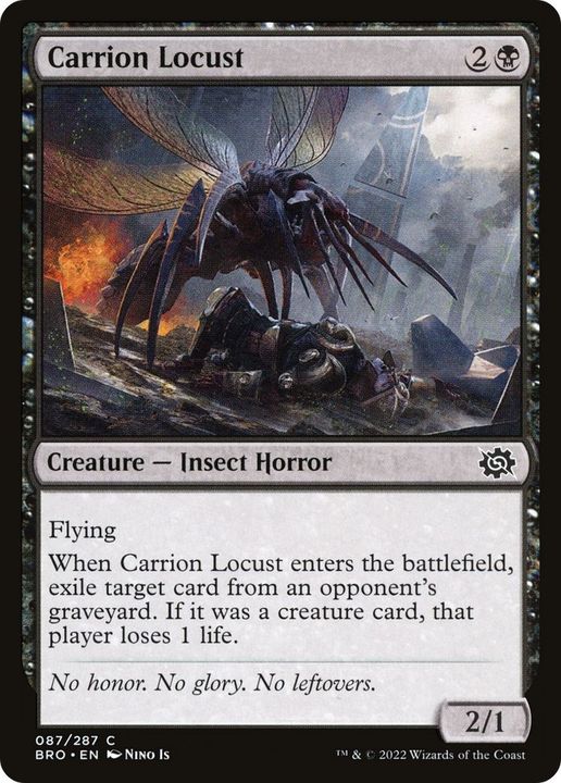 Carrion Locust in the group Magic the Gathering / Sets / The Brothers' War at Proxyprinters.com (37785)