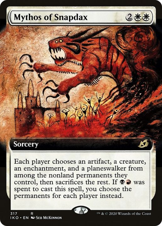 Mythos of Snapdax in the group Magic the Gathering / Types / Colors / White at Proxyprinters.com (3780)