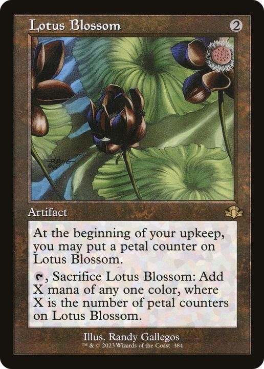 Lotus Blossom in the group Magic the Gathering / Types / Artifacts / Artifact at Proxyprinters.com (37806)