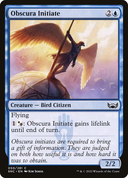 Obscura Initiate in the group Magic the Gathering / Types / Colors / Blue at Proxyprinters.com (37826)