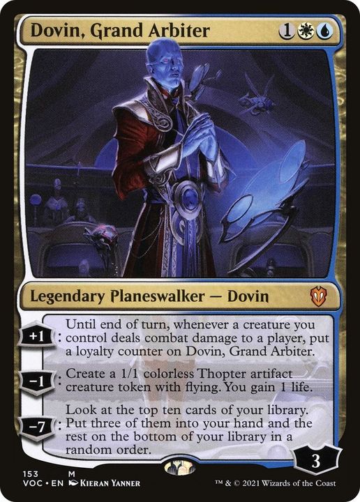 Dovin, Grand Arbiter in the group Magic the Gathering / Types / Colors / Multicolors / U, W at Proxyprinters.com (37839)