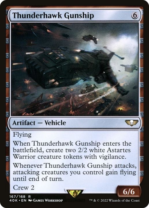 Thunderhawk Gunship in the group Magic the Gathering / Types / Artifacts / Artifact at Proxyprinters.com (37857)