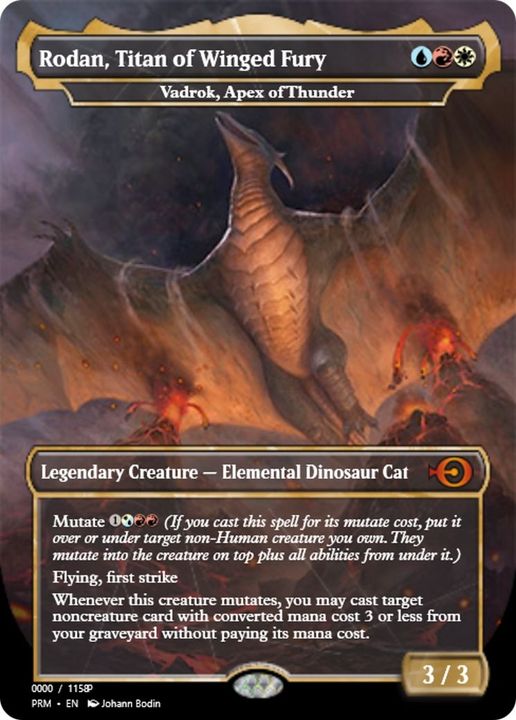 Vadrok, Apex of Thunder in the group Magic the Gathering / Types / Colors / Multicolors / R, U, W at Proxyprinters.com (37882)