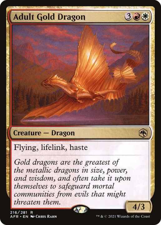 Adult Gold Dragon in the group Advanced search at Proxyprinters.com (37888)