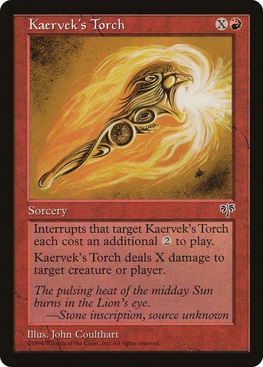 Kaervek's Torch in the group Magic the Gathering / Sets / Mirrodin Besieged Tokens at Proxyprinters.com (3791)