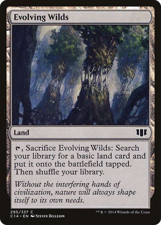 Evolving Wilds in the group Magic the Gathering / Sets / Commander 2014 at Proxyprinters.com (37912)