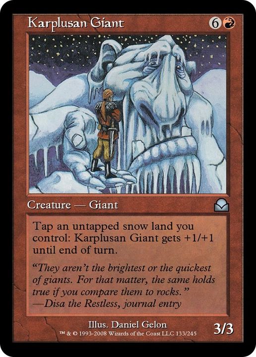 Karplusan Giant in the group Magic the Gathering / Types / Colors / Red at Proxyprinters.com (37921)