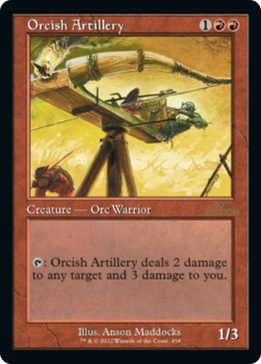 Orcish Artillery in the group Magic the Gathering / Types / Creatures / Warrior at Proxyprinters.com (37922)