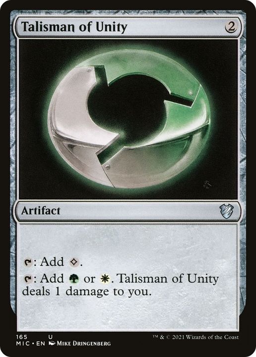 Talisman of Unity in the group Magic the Gathering / Types / Artifacts / Artifact at Proxyprinters.com (37929)