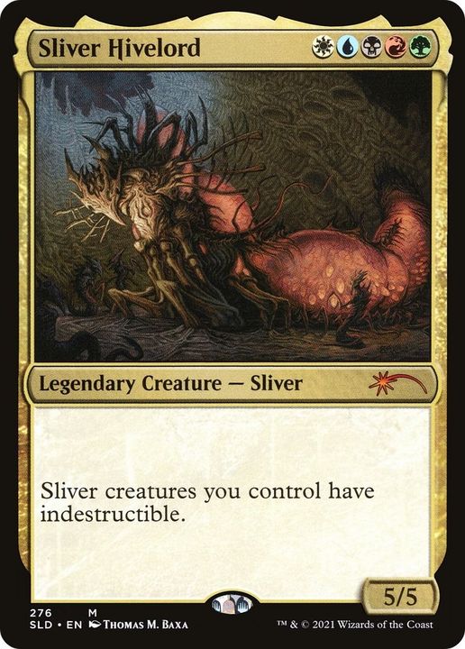 Sliver Hivelord in the group Magic the Gathering / Types / Colors / Multicolors / B, G, R, U, W at Proxyprinters.com (3795)