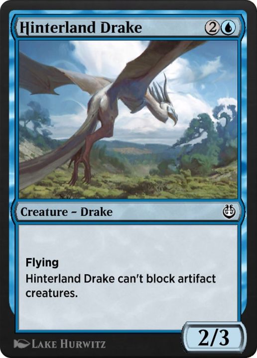 Hinterland Drake in the group Magic the Gathering / Types / Colors / Blue at Proxyprinters.com (37953)