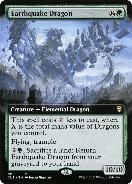 Earthquake Dragon in the group Magic the Gathering / Types / Colors / Green at Proxyprinters.com (37973)