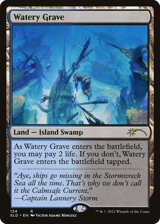 Watery Grave in the group Magic the Gathering / Types / Land / Swamp at Proxyprinters.com (37975)