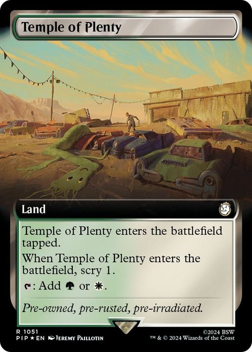 Temple of Plenty in the group Magic the Gathering / Types / Colors / Colorless at Proxyprinters.com (3798)