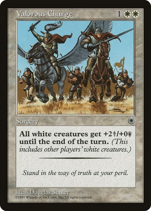 Valorous Charge in the group Magic the Gathering / Types / Colors / White at Proxyprinters.com (37992)