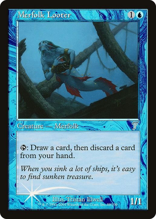 Merfolk Looter in the group Magic the Gathering / Sets / Seventh Edition at Proxyprinters.com (37999)