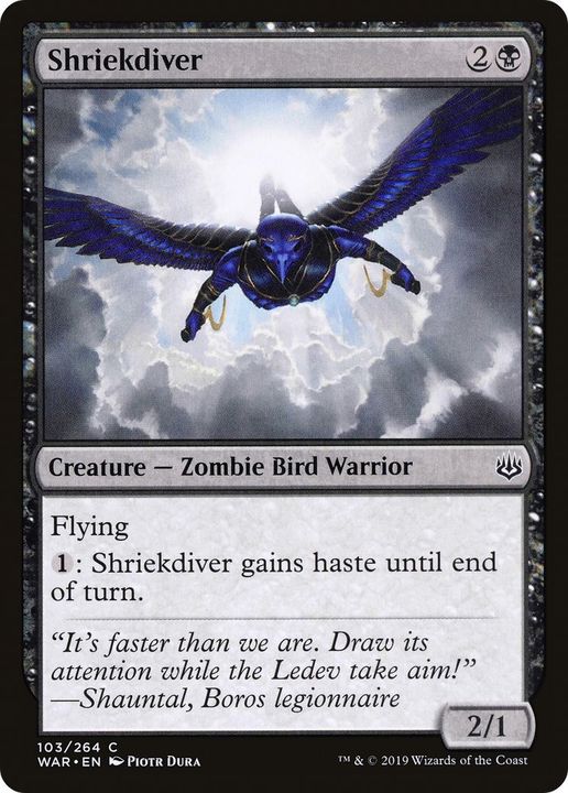 Shriekdiver in the group Magic the Gathering / Types / Creatures / Warrior at Proxyprinters.com (3801)