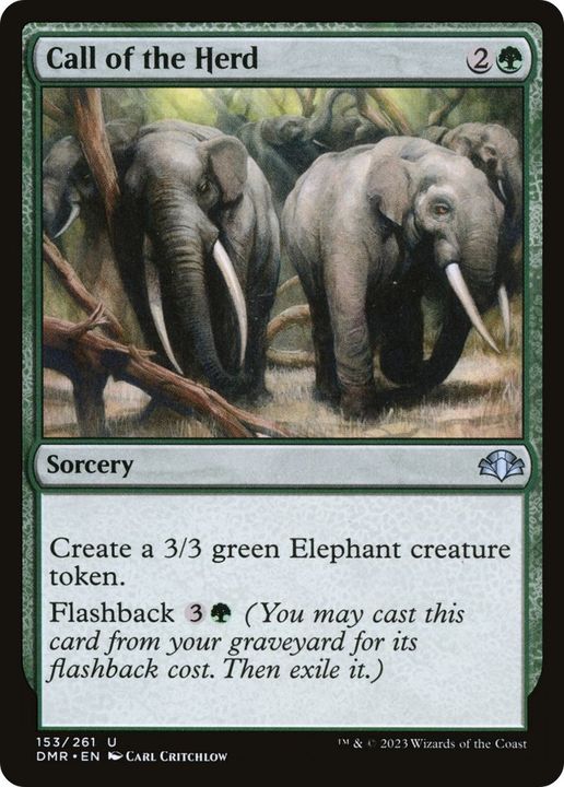 Call of the Herd in the group Magic the Gathering / Types / Colors / Green at Proxyprinters.com (38014)