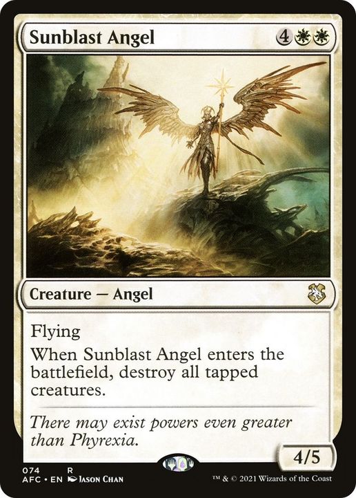 Sunblast Angel in the group Magic the Gathering / Types / Colors / White at Proxyprinters.com (38019)