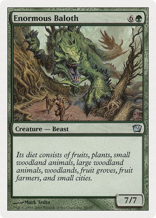 Enormous Baloth in the group Magic the Gathering / Types / Colors / Green at Proxyprinters.com (38034)