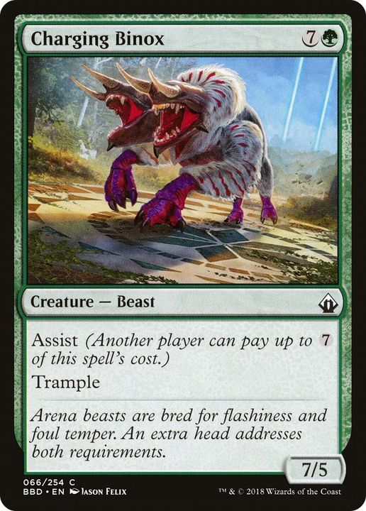 Charging Binox in the group Magic the Gathering / Types / Colors / Green at Proxyprinters.com (38037)