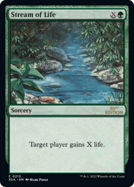 Stream of Life in the group Magic the Gathering / Types / Colors / Green at Proxyprinters.com (38040)