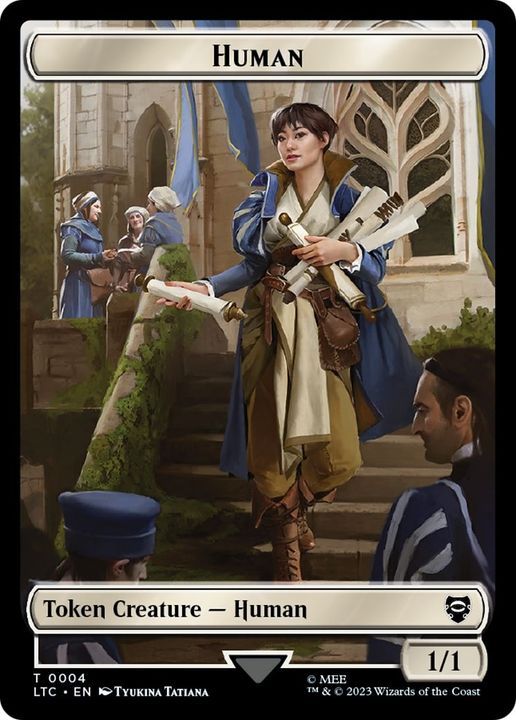 Human in the group Magic the Gathering / Sets / Tales of Middle-earth Commander Tokens at Proxyprinters.com (38045)