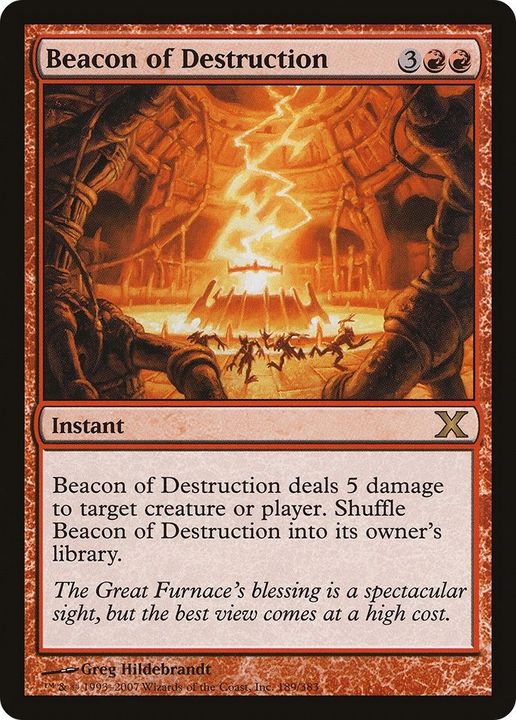 Beacon of Destruction in the group Magic the Gathering / Types / Colors / Red at Proxyprinters.com (38064)