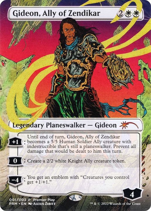 Gideon, Ally of Zendikar in the group Magic the Gathering / Types / Colors / White at Proxyprinters.com (38076)