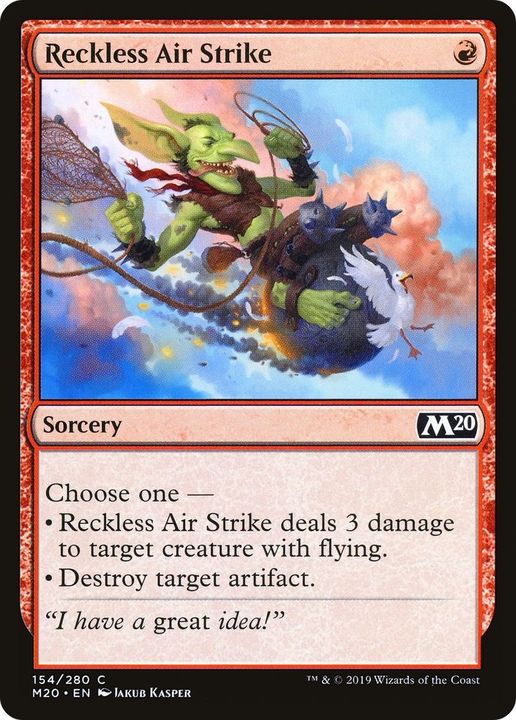 Reckless Air Strike in the group Magic the Gathering / Sets / Core Set 2020 at Proxyprinters.com (38077)