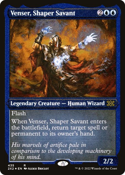 Venser, Shaper Savant in the group Magic the Gathering / Sets / Double Masters 2022 at Proxyprinters.com (38086)