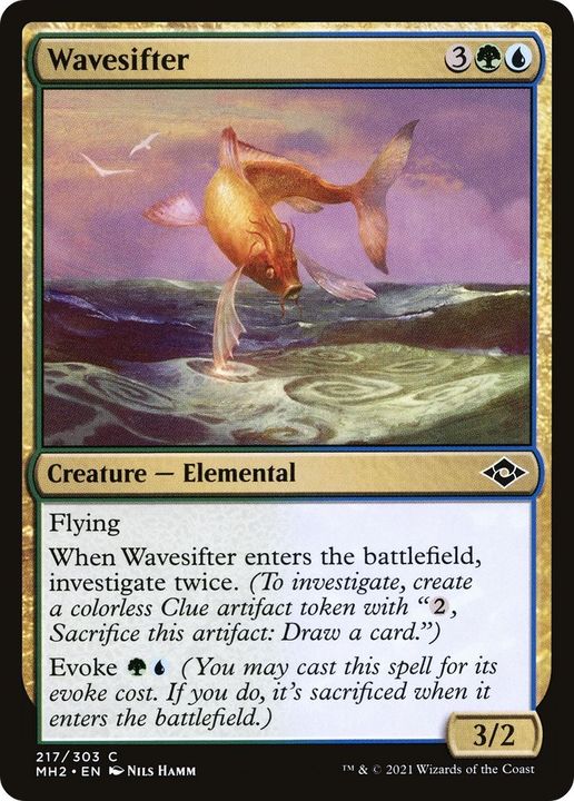 Wavesifter in the group Magic the Gathering / Types / Colors / Multicolors / G, U at Proxyprinters.com (3817)