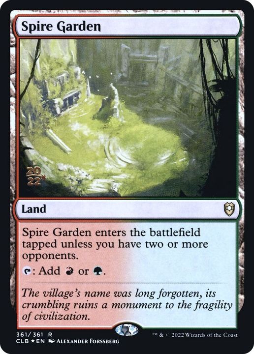 Spire Garden in the group Magic the Gathering / Types / Colors / Colorless at Proxyprinters.com (3823)