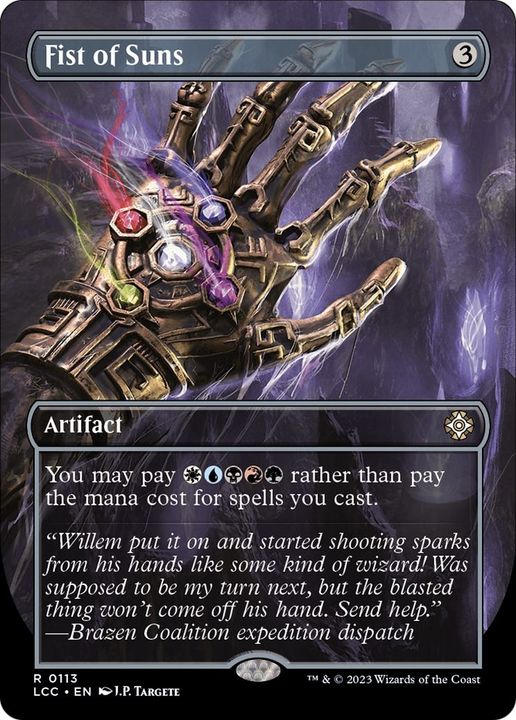 Fist of Suns in the group Magic the Gathering / Types / Artifacts / Artifact at Proxyprinters.com (3824)