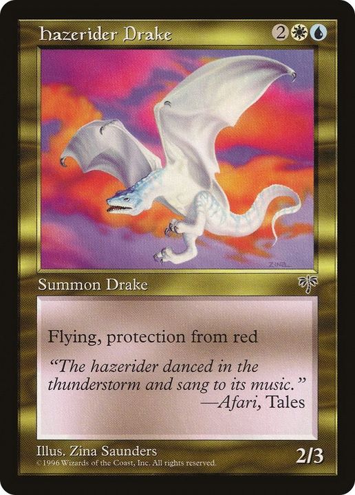 Hazerider Drake in the group Magic the Gathering / Types / Colors / Multicolors / U, W at Proxyprinters.com (38313)